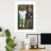 Wart zu reiten poster (Heimbüro)