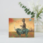 "Wart zum Fliegen" Postkarte (Stehend Vorderseite)