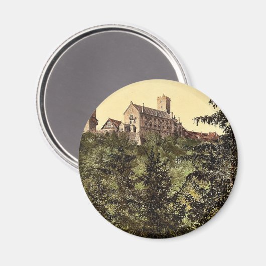 Wartburg, Eisenach Castle, Thüringen, Deutschland Magnet (Vorderseite/Rückseite)