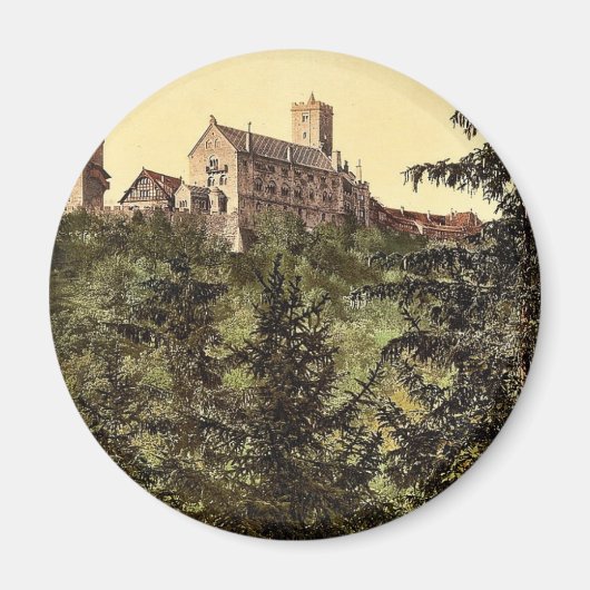 Wartburg, Eisenach Castle, Thüringen, Deutschland Magnet (Vorne)