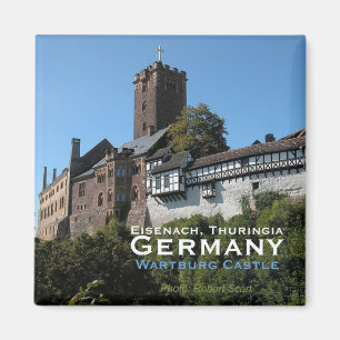 Wartburg-Schloss Eisenach Thuringi Deutschland Magnet