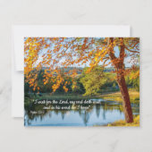 Warte auf den Herrn, Hoffnung in Seinem Wort Karte (Vorderseite)