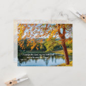 Warte auf den Herrn, Hoffnung in Seinem Wort Karte (Vorderseite/Rückseite Beispiel)