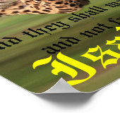 Warte auf den Herrn. III Poster (Ecke)