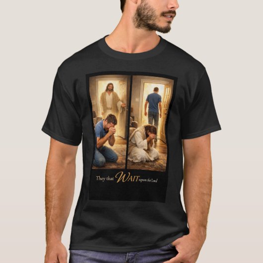 Warte auf den Herrn T-Shirt (Vorderseite)