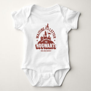 Warte auf meinen Brief nach HOGWARTS™ Baby Strampler