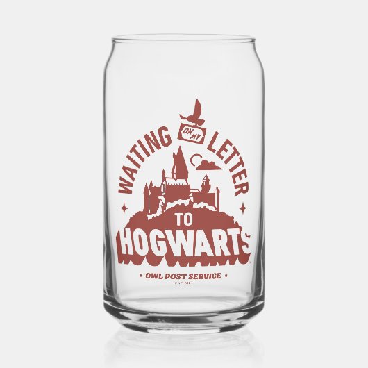Warte auf meinen Brief nach HOGWARTS™ Dosenglas (Vorderseite)