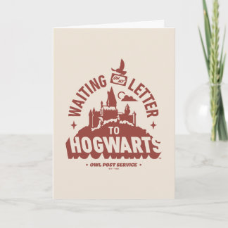 Warte auf meinen Brief nach HOGWARTS™ Karte