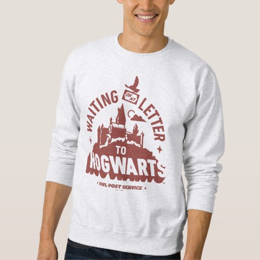 Warte auf meinen Brief von HOGWARTS™ Sweatshirt (Vorderseite)