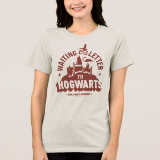 Warte auf meinen Brief von HOGWARTS™ Tri-Blend Shirt