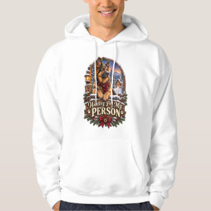 Warte auf meinen Menschen Deutscher Schäferhund We Hoodie