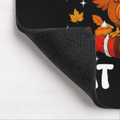 Warte deine Runde, dicker Junge, Weihnachten, lust Mousepad (Ecke)