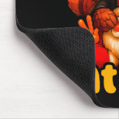 Warte Deine Runde Fettjunge Truthahn Santa Ernteda Mousepad (Ecke)