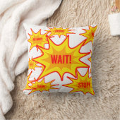 "Warte! Hör auf! Geh weg!" Spaß und leise Kissen (Decke)