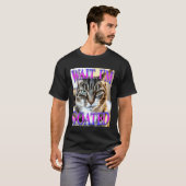 Warte, ich bin Goated Katze T-Shirt (Vorne ganz)