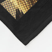 Warte, ich bin Goated Lustiger Denkender Affe Meme Fleecedecke (Ecke)
