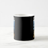 Warte, ich bin Goated Lustiger Denkender Affe Meme Kaffeetasse (Mittel)