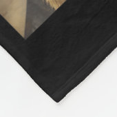 Warte, ich bin goatiert Lustiger denkender Affe Me Fleecedecke (Ecke)