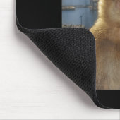 Warte, ich bin goatiert Lustiger denkender Affe Me Mousepad (Ecke)