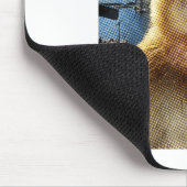 Warte, ich bin vergöttert Y2k lustiger denkender A Mousepad (Ecke)