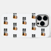 Warte, ich brauche Kaffee - Funny Coffee Cup Angeb Case-Mate iPhone Hülle (Rückseite (Horizontal))