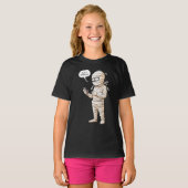 Warte, ich schließe ab! Mama mit Telefon, Hallow T-Shirt (Vorne ganz)