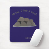 Warte, ich sehe ein Rock-Mauspad Rockhound-Geschen Mousepad (Mit Mouse)