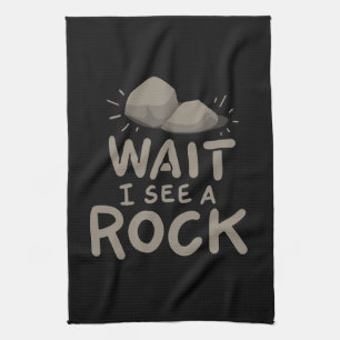 Warte, ich sehe einen Felsen Geschirrtuch