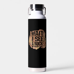 Warte, ich sehe einen Felsen Trinkflasche