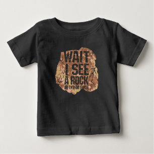 Warte, ich sehe einen Rock Baby T-shirt