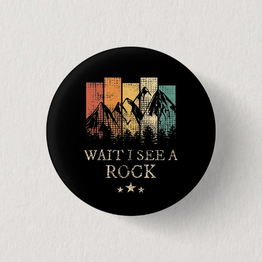 Warte, ich sehe einen Rock Button (Vorderseite)