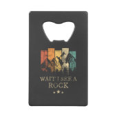 Warte, ich sehe einen Rock Geldbeutel Flaschenöffner (Vorderseite)