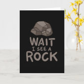 Warte, ich sehe einen Rock Karte (Gelbe Blume)