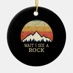Warte, ich sehe einen Rock Keramik Ornament