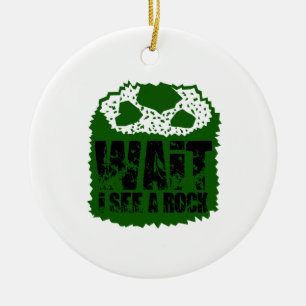 Warte, ich sehe einen Rock Keramik Ornament