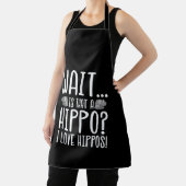Warte, ist das ein Hippo? Ich Liebe Hippos! Schürze (InSitu)