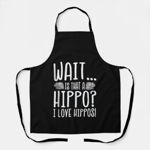 Warte, ist das ein Hippo? Ich Liebe Hippos! Schürze