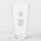Warte, lass mich das nochmal überdenken Latte-Mug Glas (Rückseite)