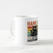 Warte, lass mich das nochmal überdenken Lustiges R Kaffeetasse (Vorderseite Links)