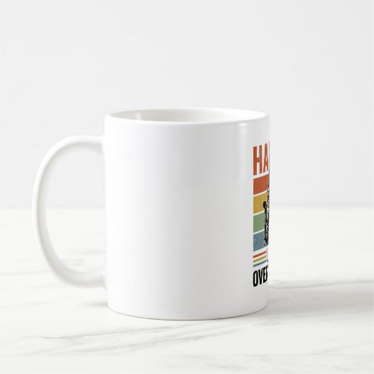 Warte, lass mich das nochmal überdenken Lustiges R Kaffeetasse (Links)