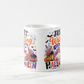 Warte nur auf Halloween Kaffeetasse (Mittel)