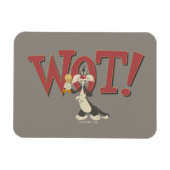 "Warte!" SYLVESTER™ & TWEETY™ Hypnotisiert Magnet (Horizontal)