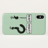 Warte, was? Case-Mate iPhone hülle (Rückseite (Horizontal))