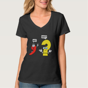 Warte  Was   Englischlehrer Grammatik Kostüm Engli T-Shirt