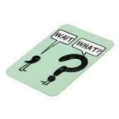 Warte, was? Grammar Cartoon Magnet (Linke Seite)