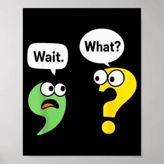 Warte Was Grammatik Läuse Poster (Vorne)