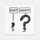 Warte, was? serviette (Vorderseite)