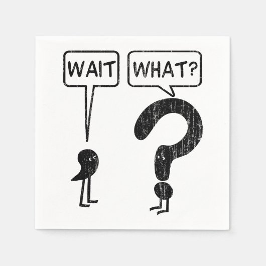 Warte, was? serviette (Vorderseite)
