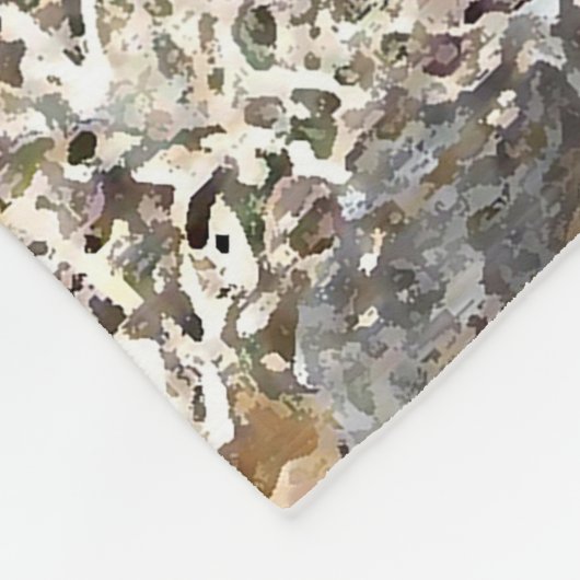 Wartefeder - Labrador Puppy - Schwarzes Labor Fleecedecke (Ecke)