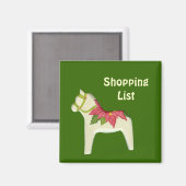 Warteliste Poinsettia Magnet (Vorderseite/Rückseite)